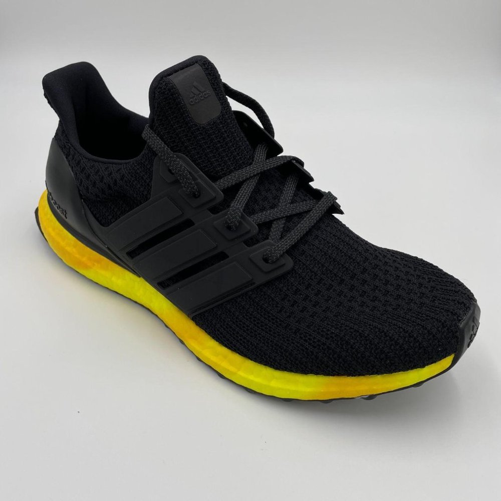 Adidas Ultraboost Black / Yellow Mens Shoes - Picture 6 of 8